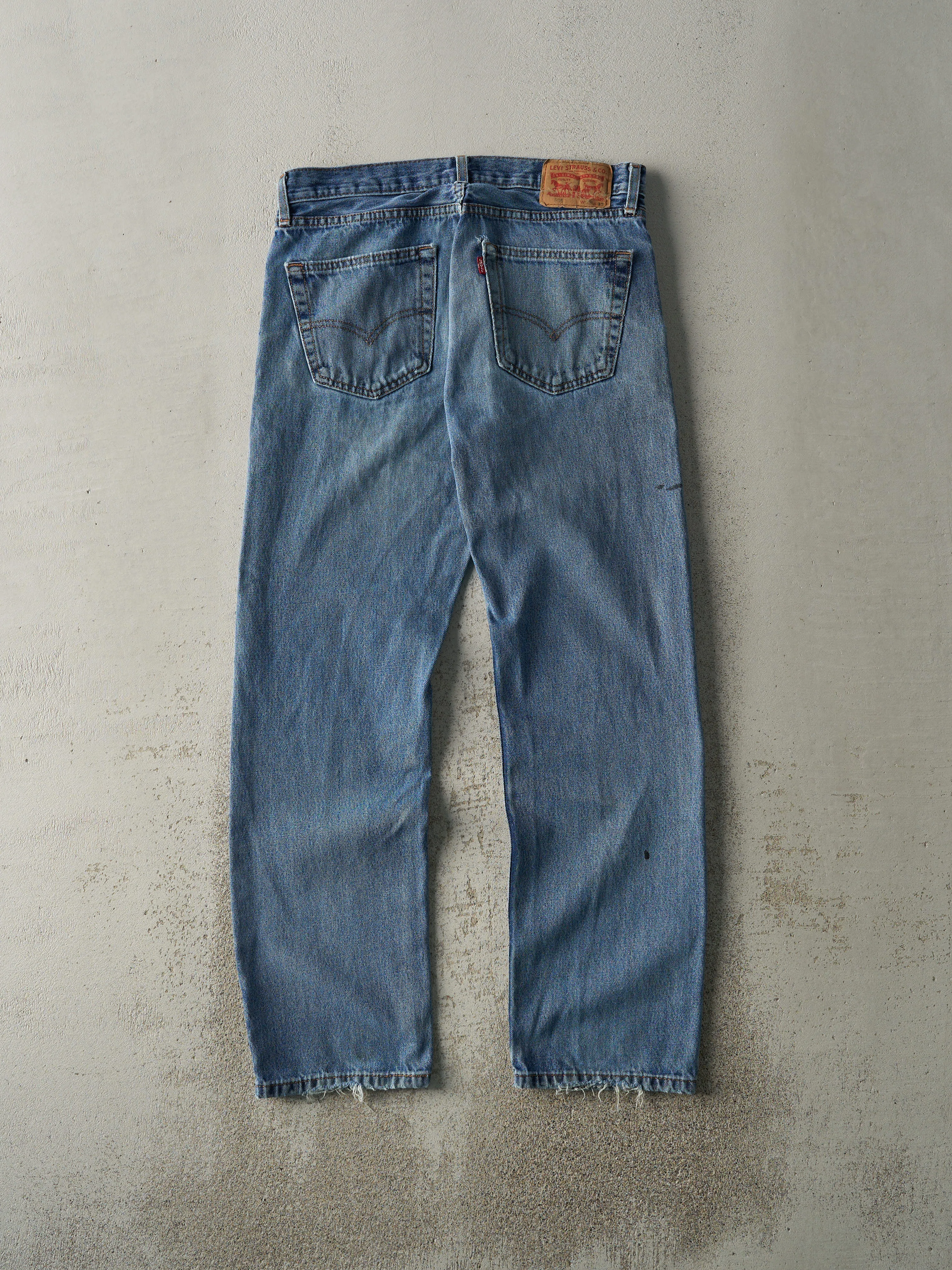 Vintage Y2K Mid Wash Levi's 505 Jeans (33x30.5) sold by Rebalance Vintage product image thumbnail 2