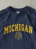 Vintage Y2K Navy Blue University of Michigan Tee (S/M) sold by Rebalance Vintage