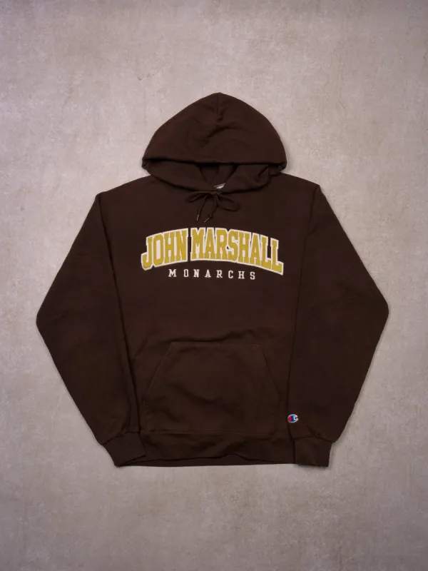 Vintage Brown John Marshall Monarchs Champion Hoodie (M) sold by Rebalance Vintage