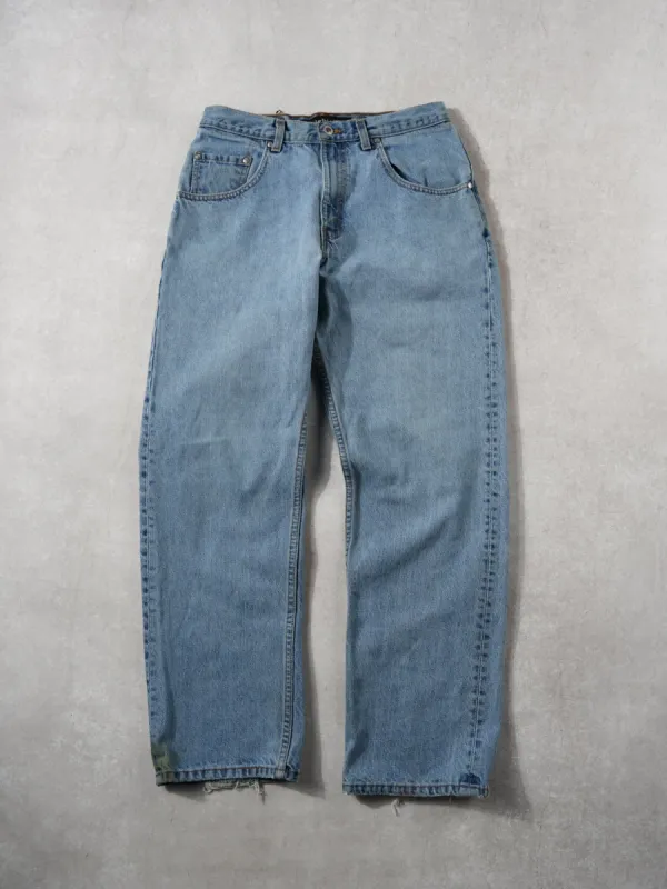 Vintage 90s Light Blue Silver Tab Levi's  Denim Jeans (30x31) sold by Rebalance Vintage