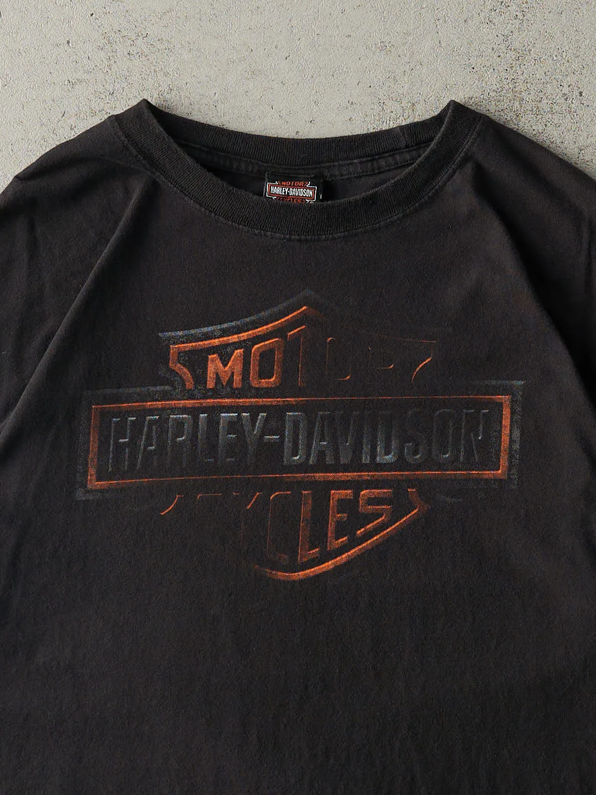 20' Black Quantico Virginia Harley Davidson Tee (L) sold by Rebalance Vintage product image thumbnail 3