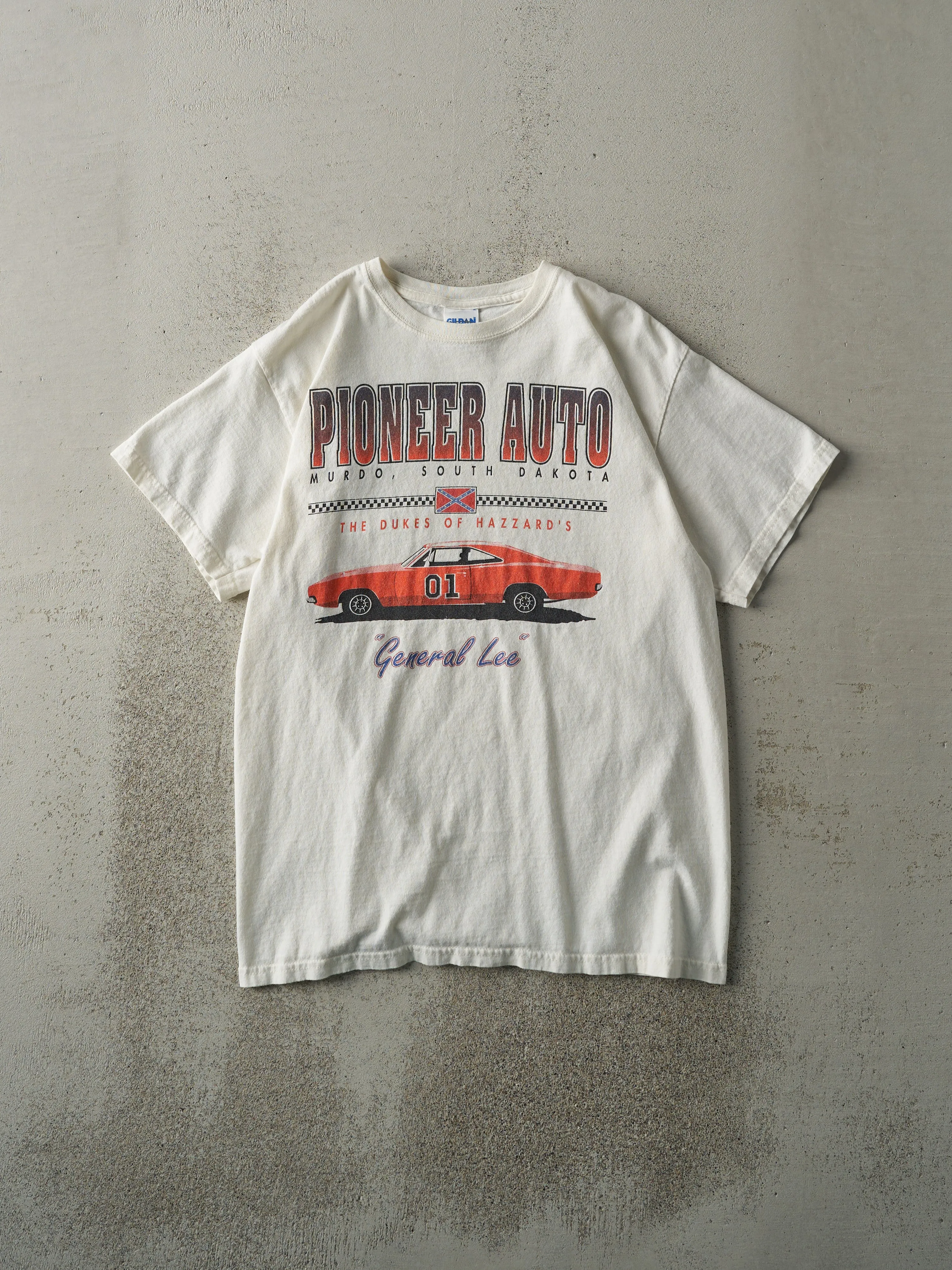 Vintage Y2K White Pioneer Auto x The Dukes of Hazzard's Tee (S) sold by Rebalance Vintage