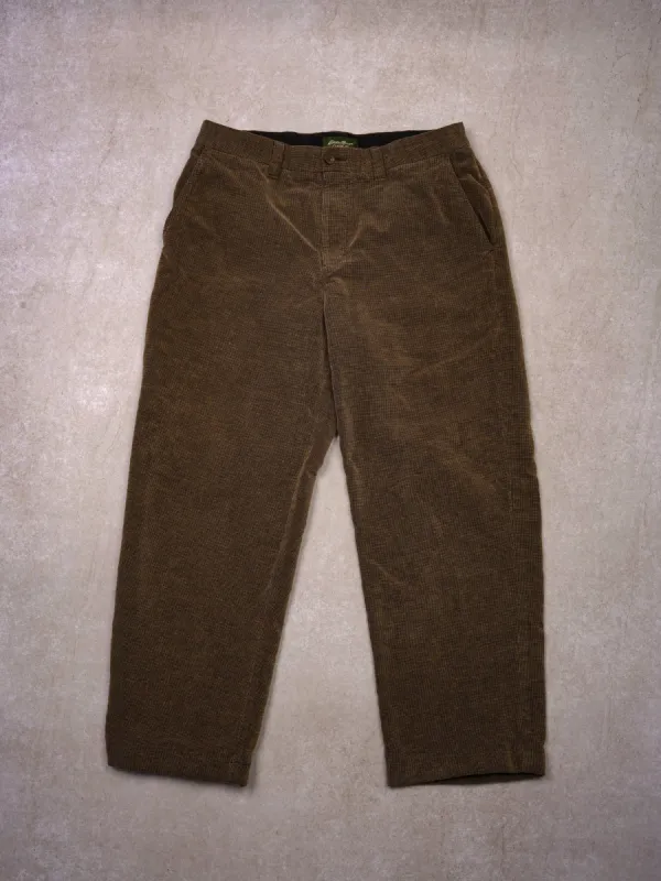 Vintage Brown Eddie Bauer Wool Classic Fit Pants (32x28) sold by Rebalance Vintage