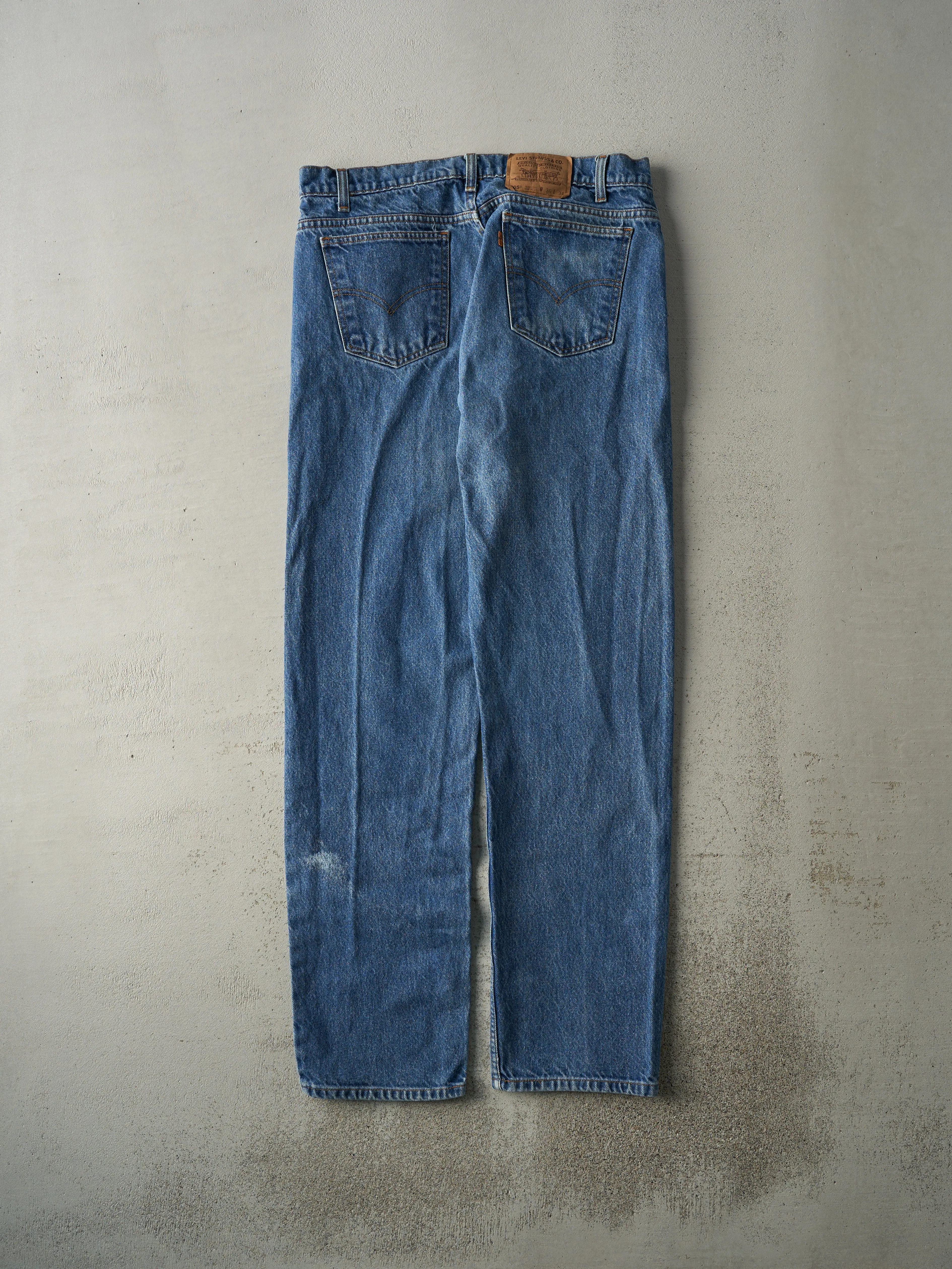 Vintage 90s Light Wash Levi's 505 Orange Tab Jeans (34x33.5) sold by Rebalance Vintage product image thumbnail 2