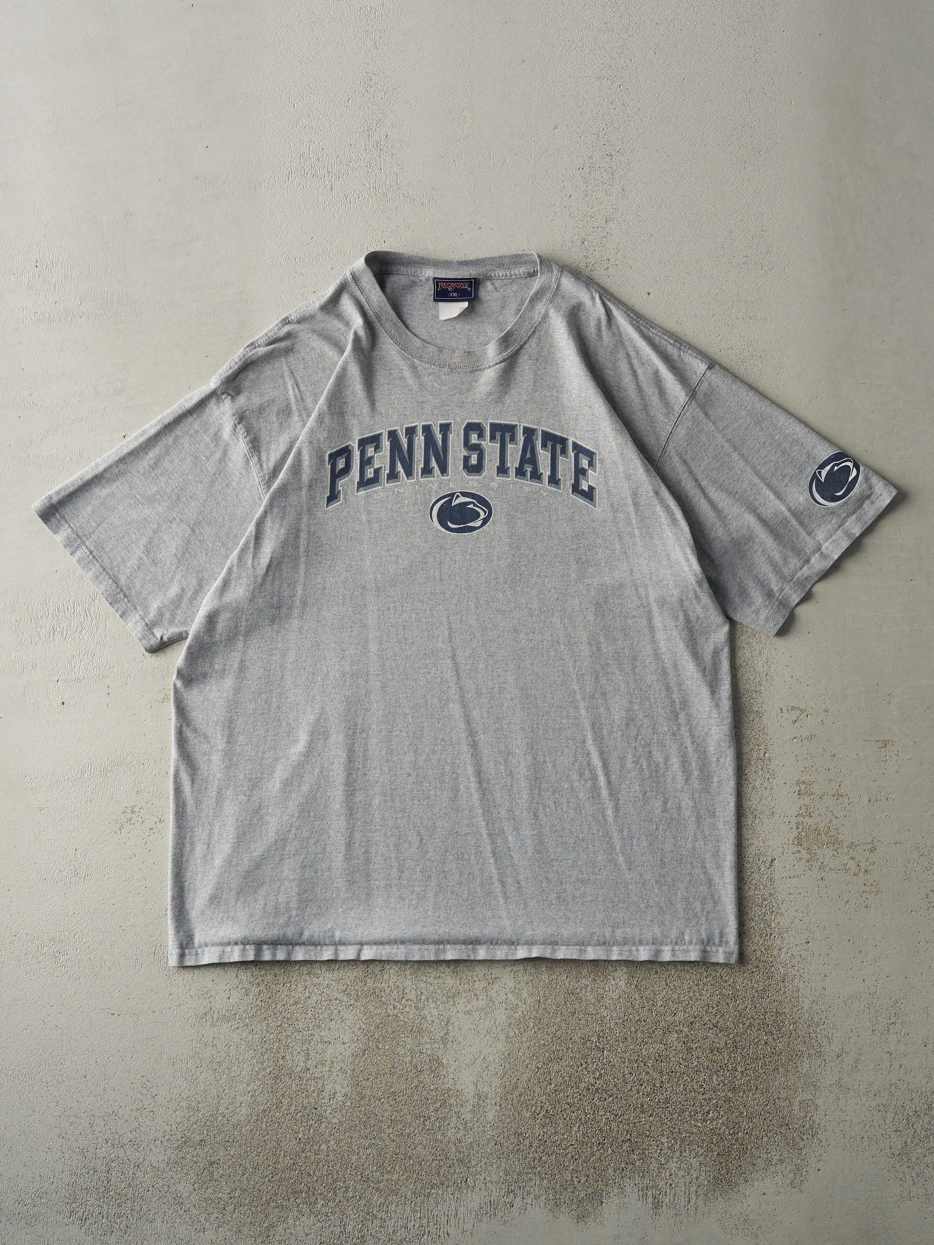 Vintage Y2K Grey Penn State University Tee (XL/XXL) sold by Rebalance Vintage