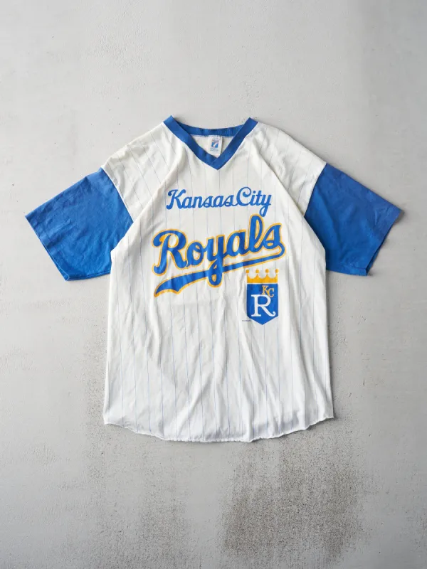 Vintage 88' White Kansas City Royals Jersey Tee (M) sold by Rebalance Vintage