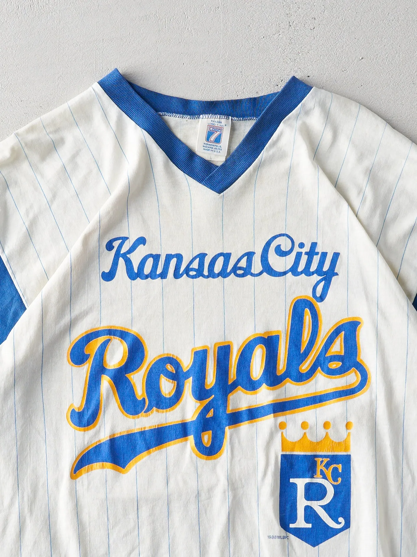 Vintage 88' White Kansas City Royals Jersey Tee (M) sold by Rebalance Vintage product image thumbnail 2