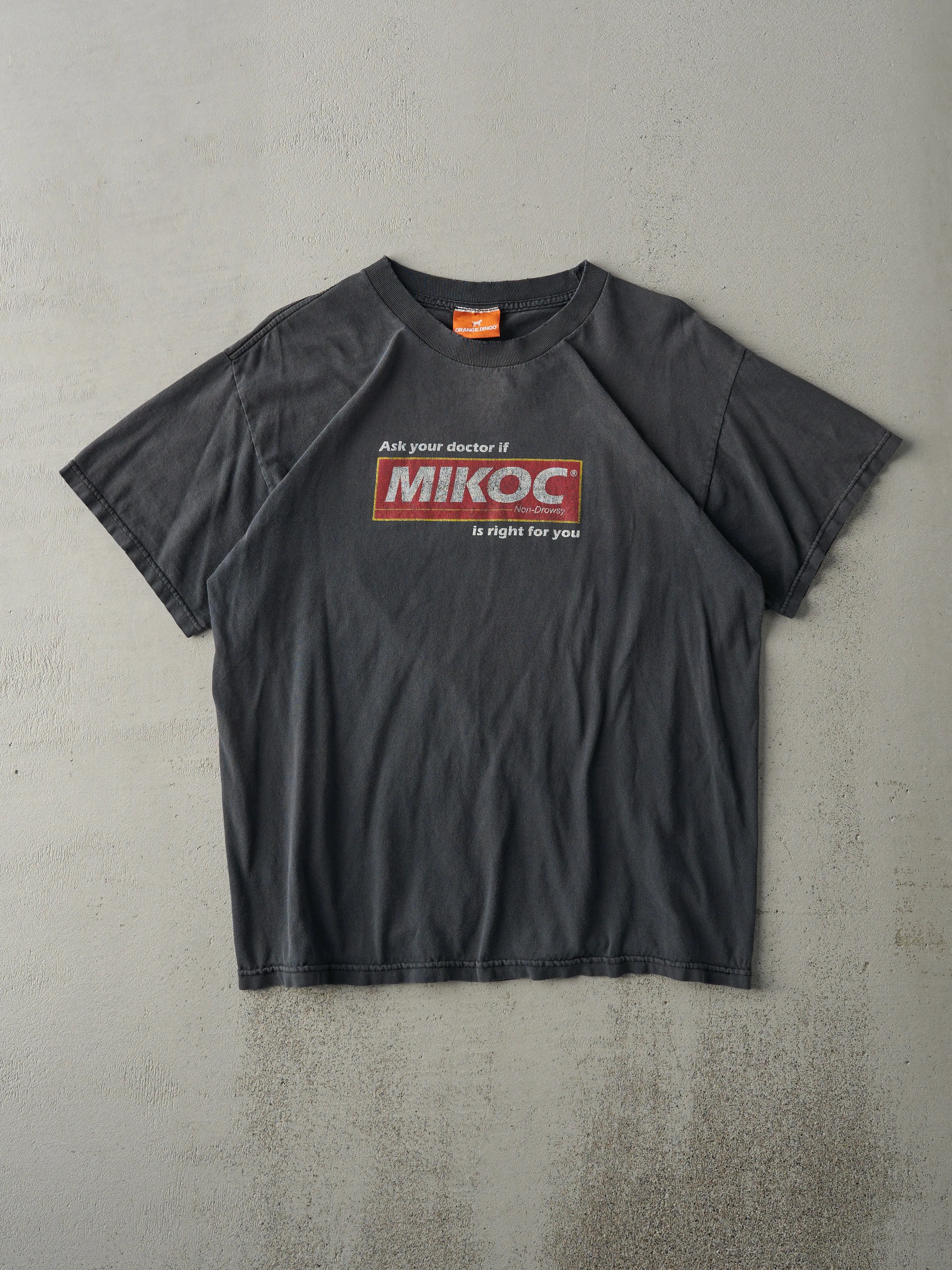 Vintage Y2K Faded Black "Ask Your Doctor if Mikoc" Tee (M) sold by Rebalance Vintage