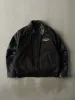 Vintage Y2K Black Denim and Leather Embroidered Cruise Nationals Jacket (M/L) sold by Rebalance Vintage