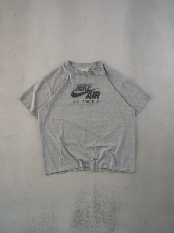 Vintage Y2k Grey Nike AF1 Graphic Tee (L) sold by Rebalance Vintage