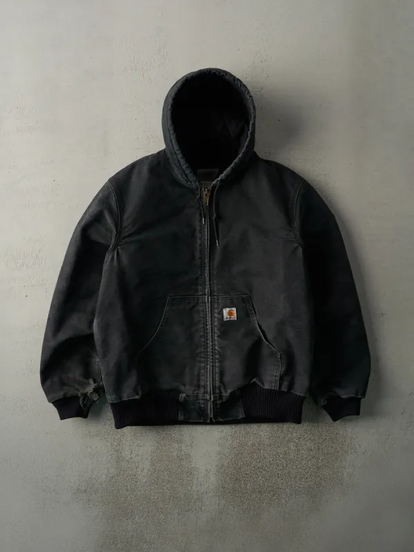 Vintage 90s Black Carhartt Hooded Jacket (M/L) sold by Rebalance Vintage