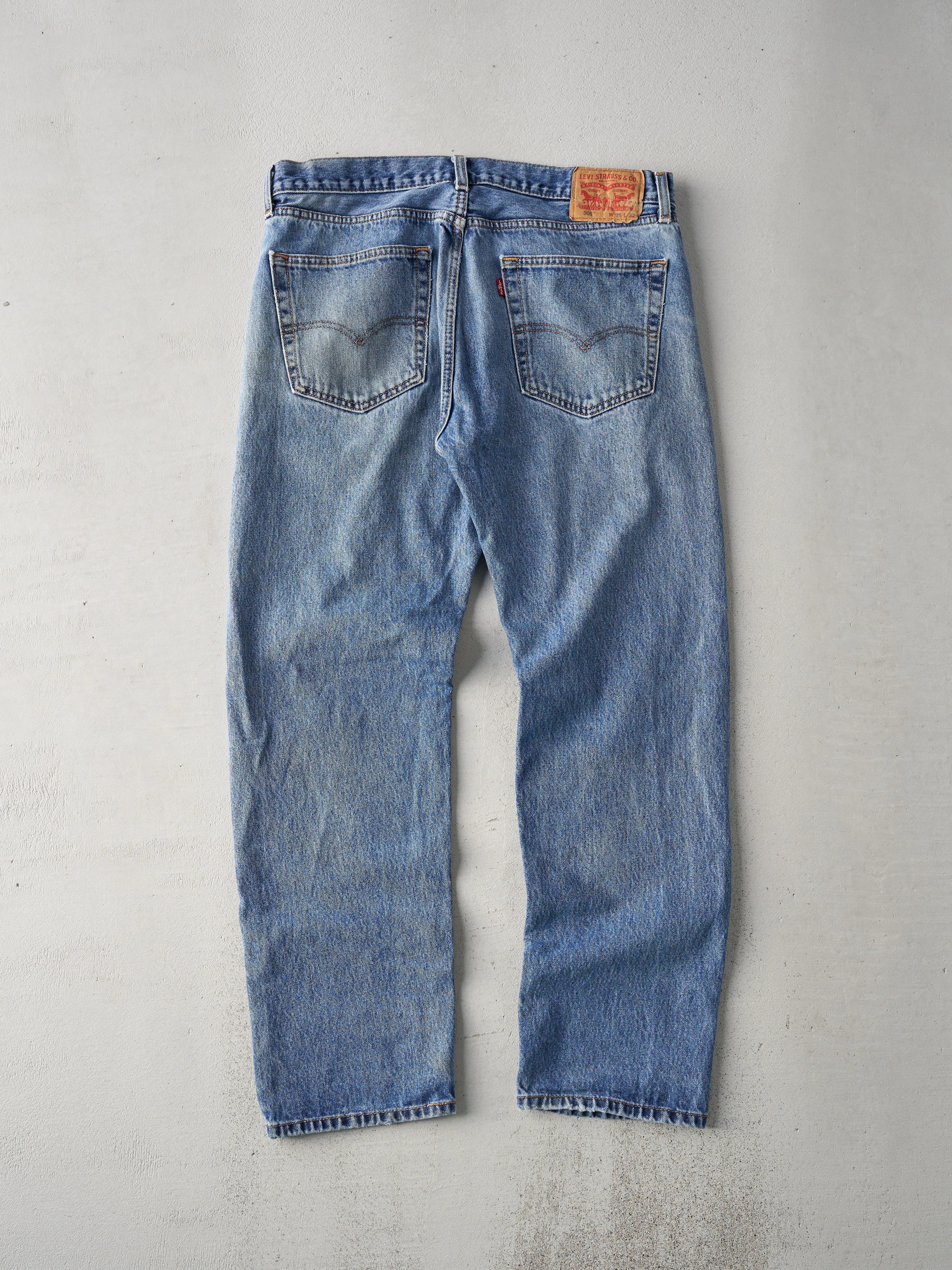 Vintage Y2k Light Wash Levis 505 Denim Jeans (36x30.5) sold by Rebalance Vintage product image thumbnail 2