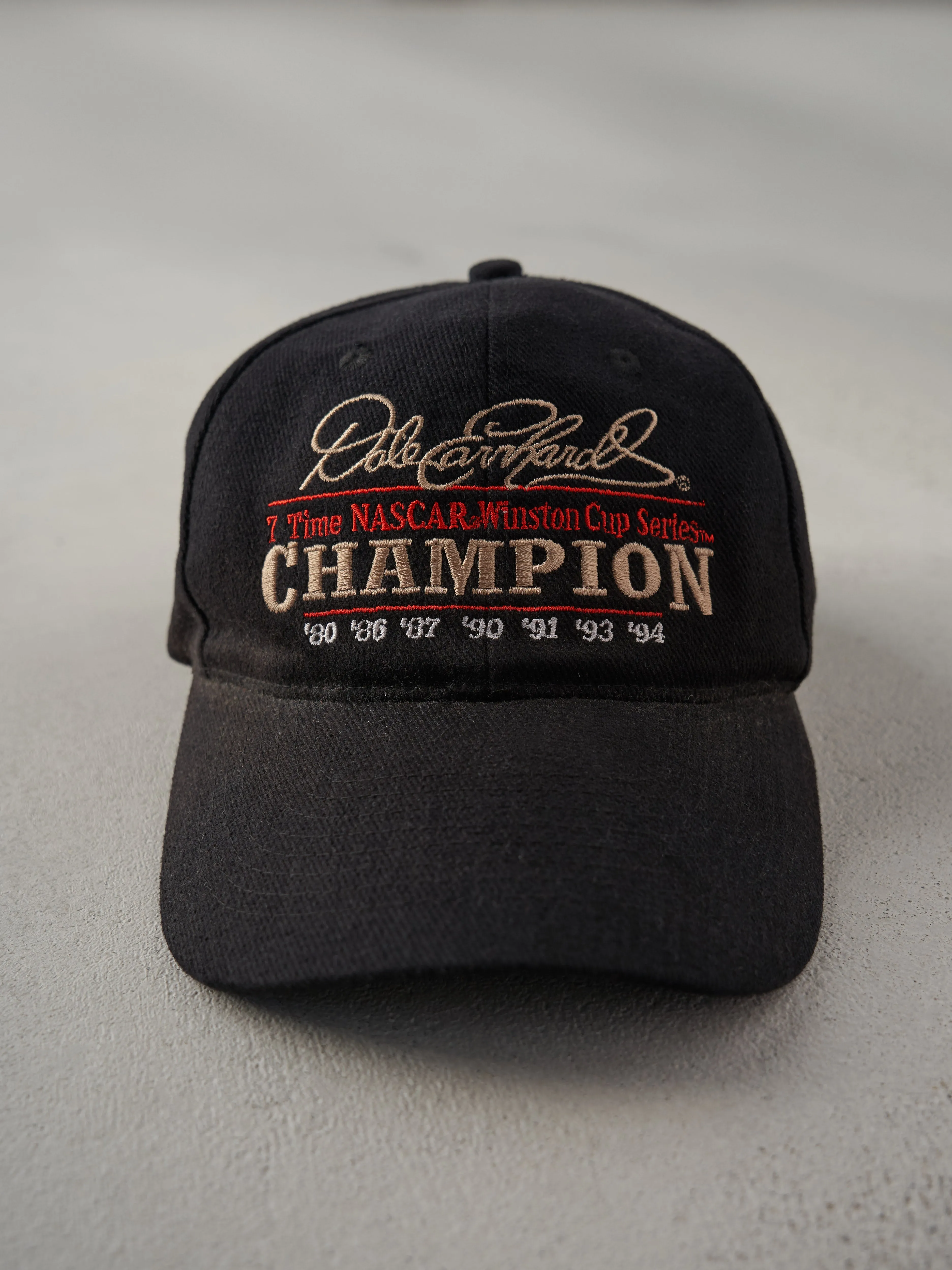 Vintage 90s Black Dale Earnhardt Nascar Racing Hat (O/S) sold by Rebalance Vintage