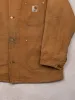 Vintage 70s Camel + Brown Carhartt Blanket Lined Jacket (L) sold by Rebalance Vintage