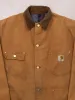 Vintage 70s Camel + Brown Carhartt Blanket Lined Jacket (L) sold by Rebalance Vintage