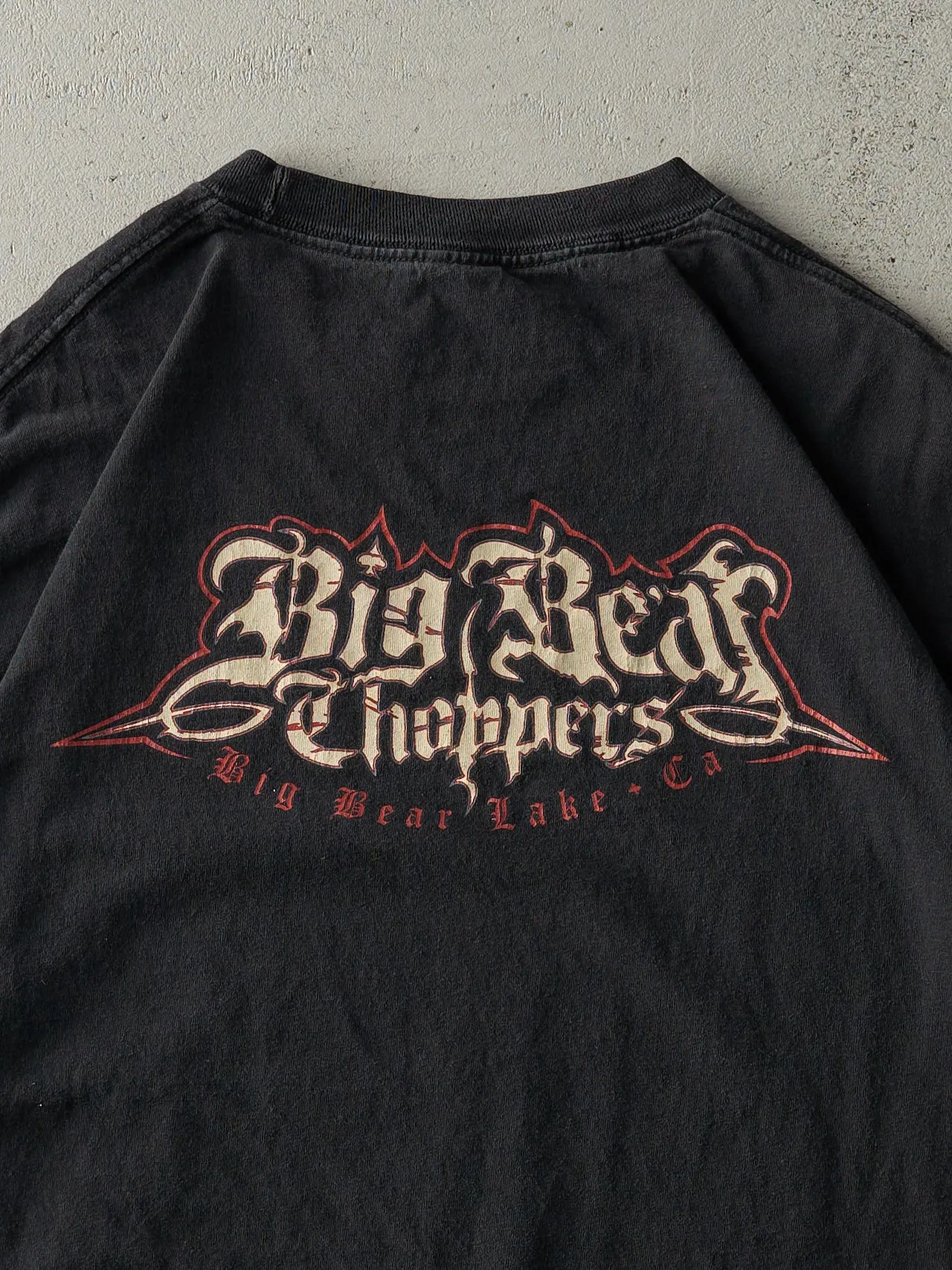 Vintage Y2K Black Big Bear Choppers Tee (L) sold by Rebalance Vintage product image thumbnail 4