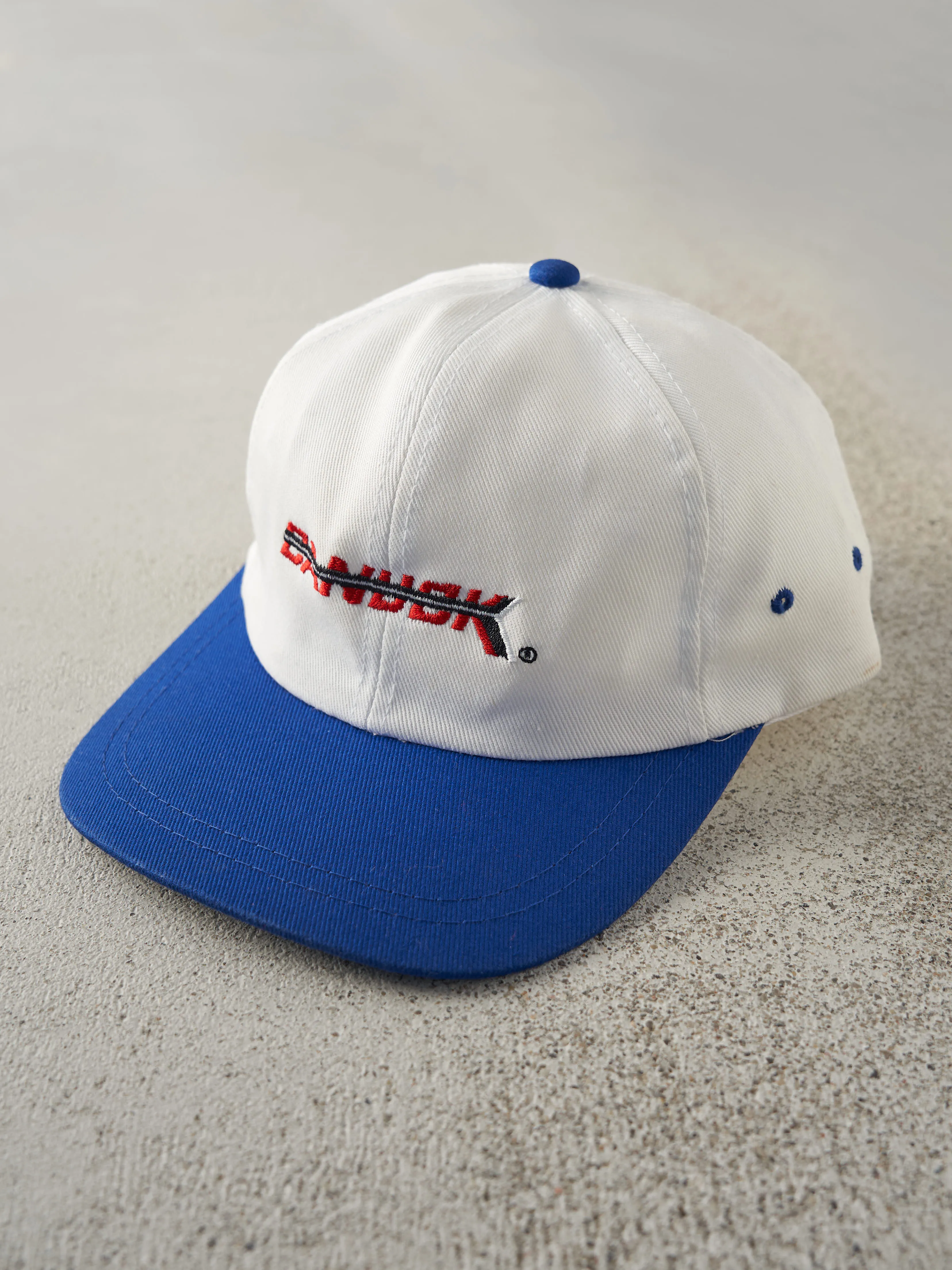 Vintage 90s White & Blue Canuck Embroidered Strap Back Hat sold by Rebalance Vintage product image thumbnail 2