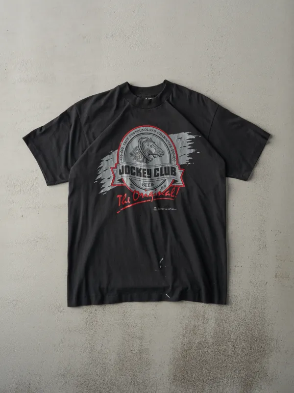 Vintage 90s Black Jockey Club Newfoundland Beer Tee (M) sold by Rebalance Vintage