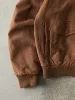 Vintage 90s Brown Sport Mobility Suede Leather Jacket (L) sold by Rebalance Vintage
