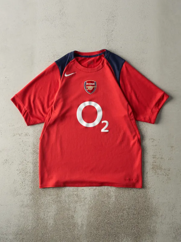 Vintage Y2K Red & Navy Arsenal Nike Soccer Jersey (M) sold by Rebalance Vintage