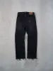 Vintage 90s Black Levi's 501 Denim Jeans (30x30) sold by Rebalance Vintage