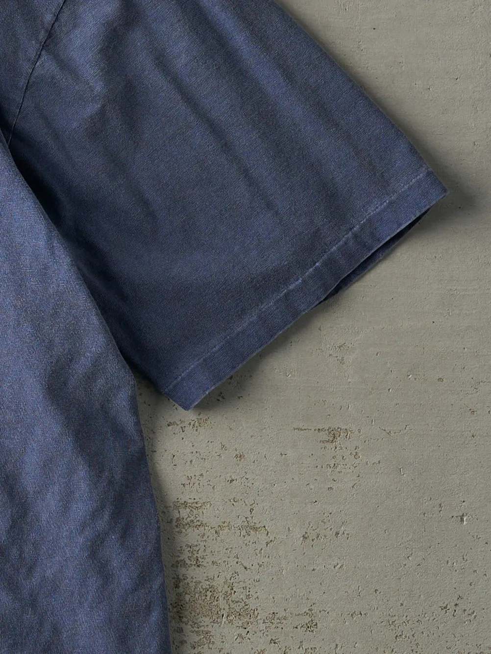 Vintage 90s Washed Navy Blue Denver Hayes Blank Tee (L) sold by Rebalance Vintage product image thumbnail 3