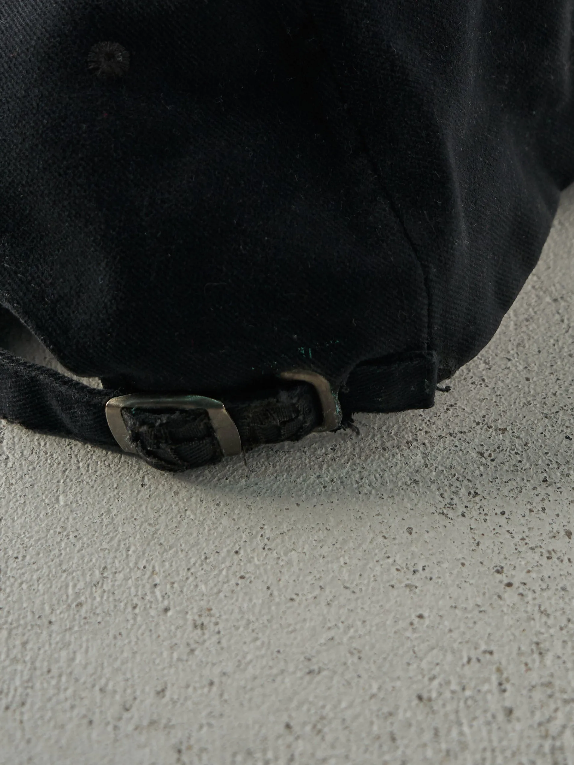 Vintage 90s Black Miller Genuine Draft Embroidered Strap Back Hat sold by Rebalance Vintage product image thumbnail 3