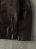 Vintage Y2K Brown Danier Leather Jacket (S) sold by Rebalance Vintage