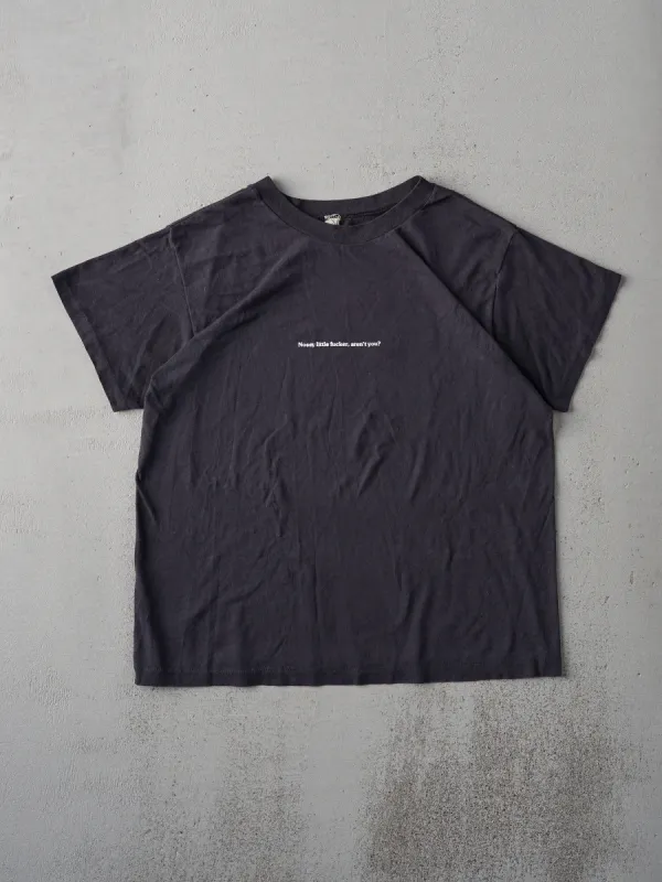 Vintage 80s Black "Nosey Little F*****, Aren't You?" Single Stitch Tee (M) sold by Rebalance Vintage