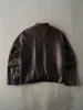 Vintage Y2K Brown Danier Leather Jacket (S) sold by Rebalance Vintage