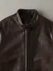 Vintage Y2K Brown Danier Leather Jacket (S) sold by Rebalance Vintage