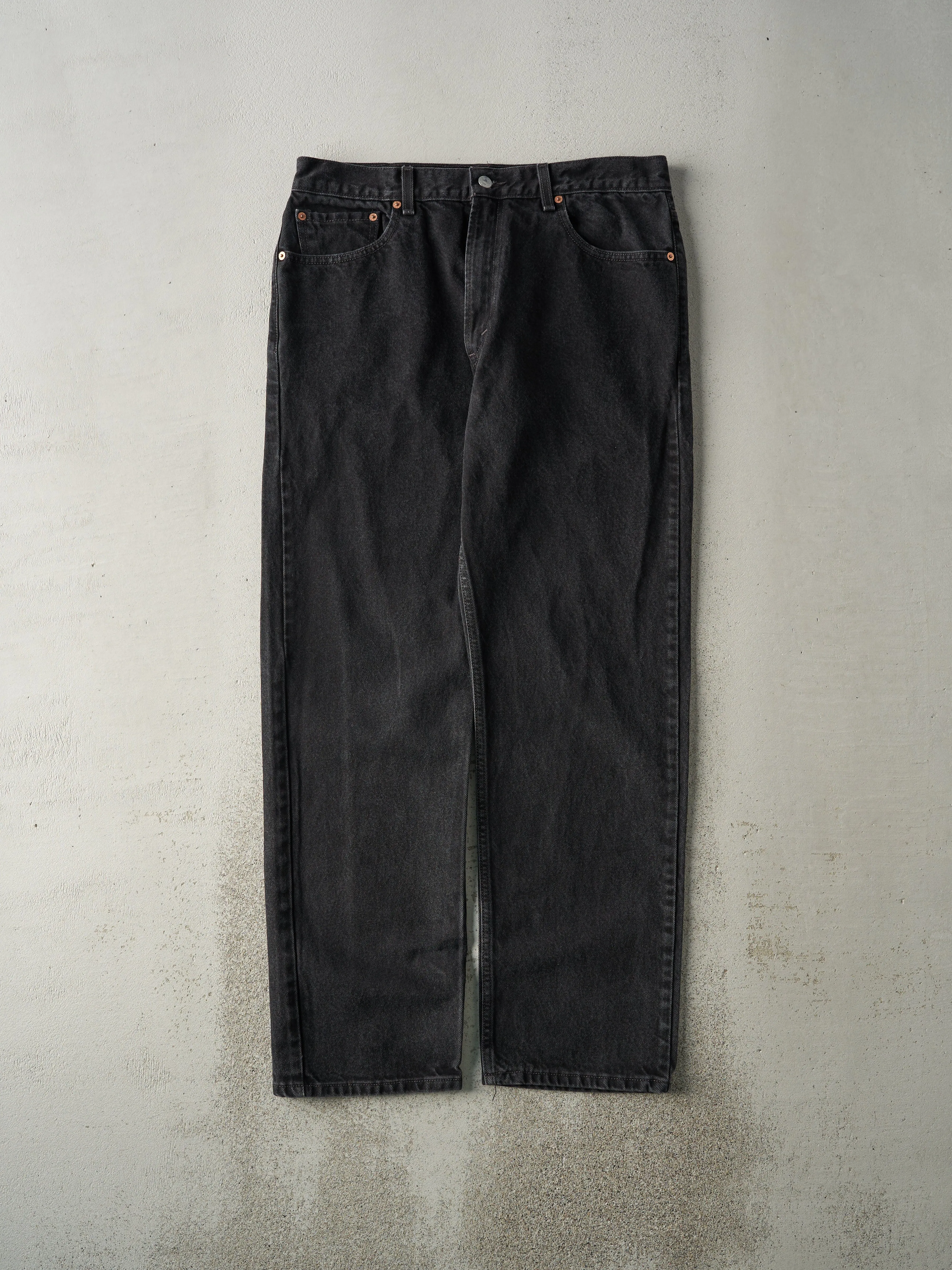 Vintage Y2K Black Levi's 505 Denim Pants (34x32) sold by Rebalance Vintage