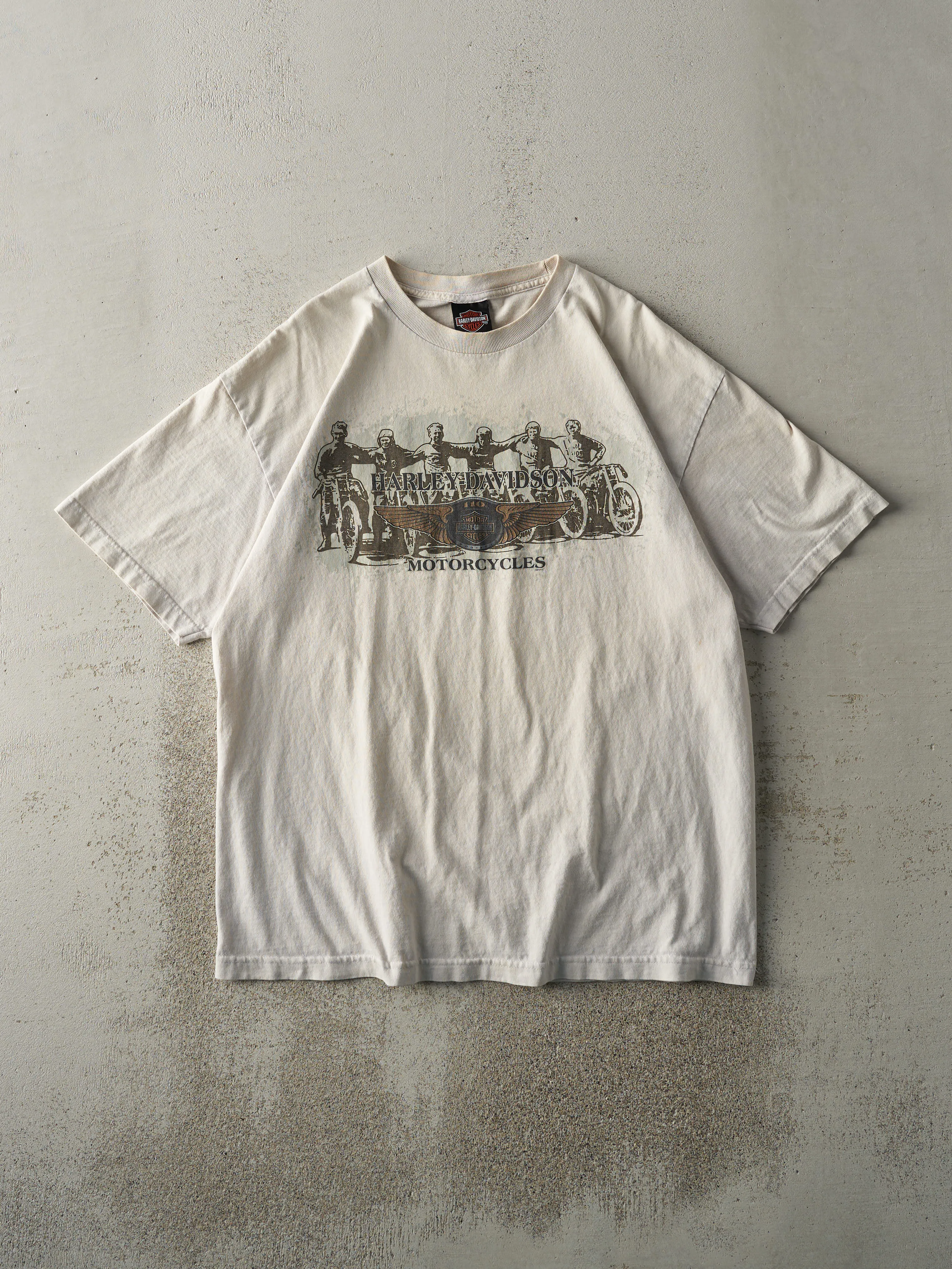 13' Beige Temecula California Harley Davidson Tee (L) sold by Rebalance Vintage