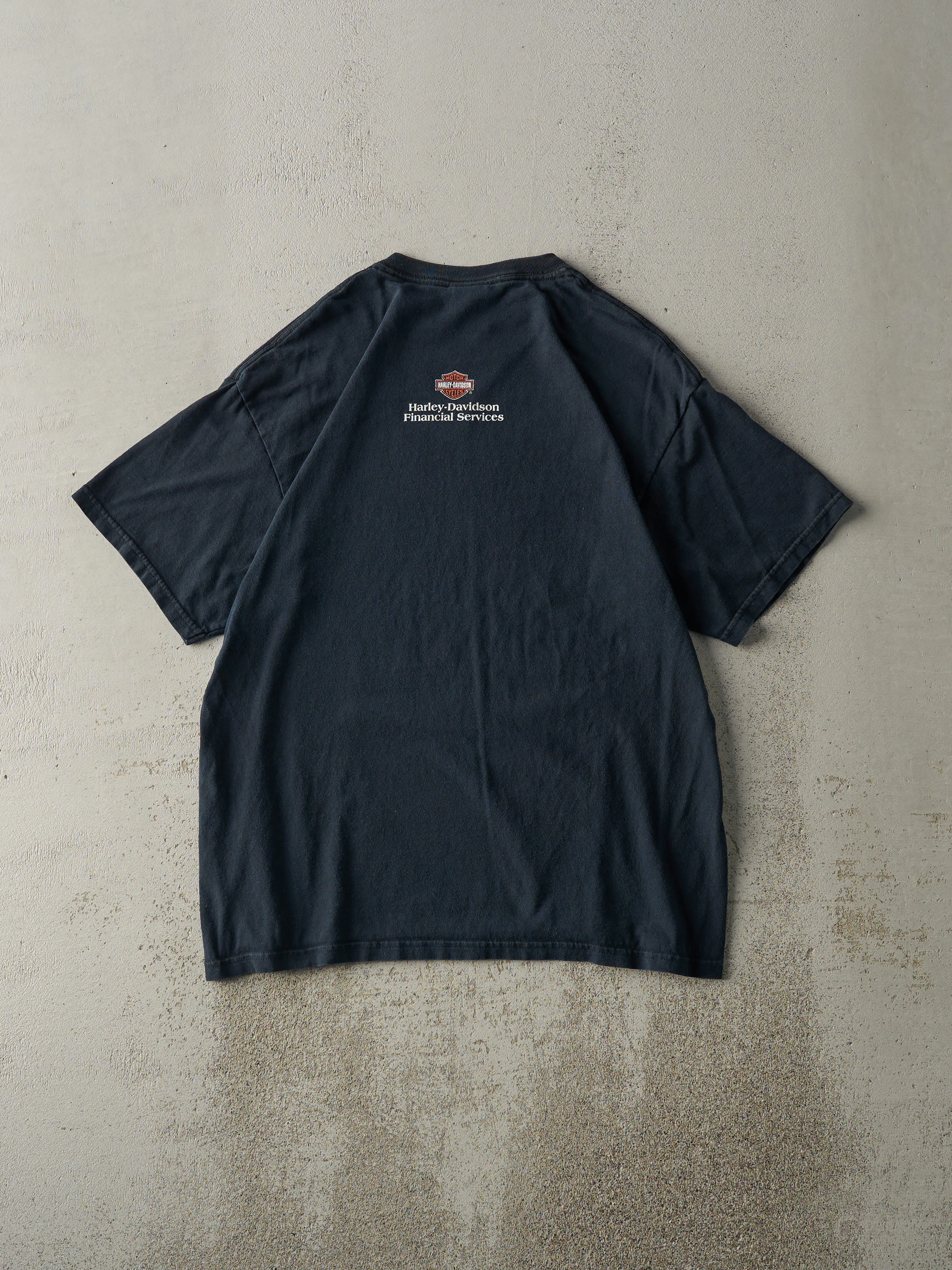 Vintage 03' Black Harley Davidson Logo Tee (M) sold by Rebalance Vintage product image thumbnail 2