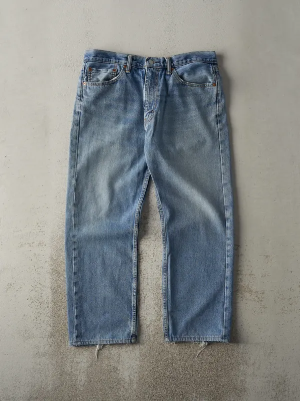 Vintage Y2K Light Wash Levi's 505 Jeans (37x28) sold by Rebalance Vintage