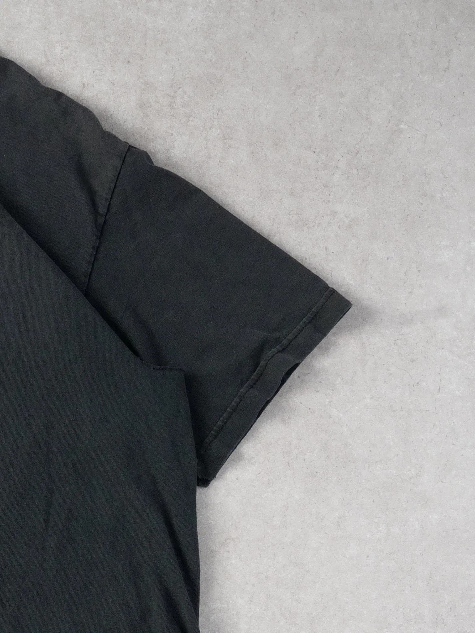 Vintage Y2k Washed Black Nike Hockey Emblem Tee (L) sold by Rebalance Vintage product image thumbnail 3