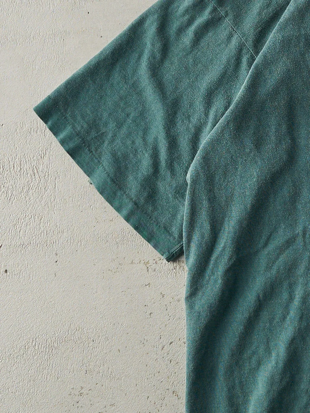 Vintage 90s Washed Green Blank Tee (M) sold by Rebalance Vintage product image thumbnail 3