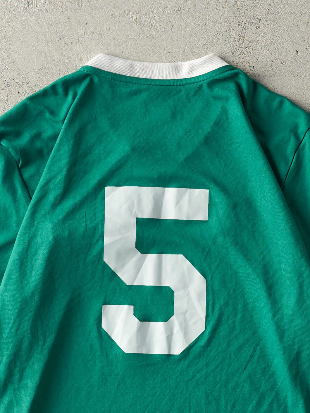 Vintage Y2K Green Adidas Black Sheep Soccer Jersey (M) sold by Rebalance Vintage product image thumbnail 5