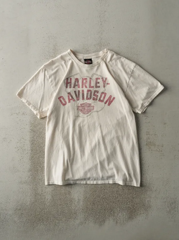 15' Beige Fort Myers Florida Harley Davidson Tee (M) sold by Rebalance Vintage