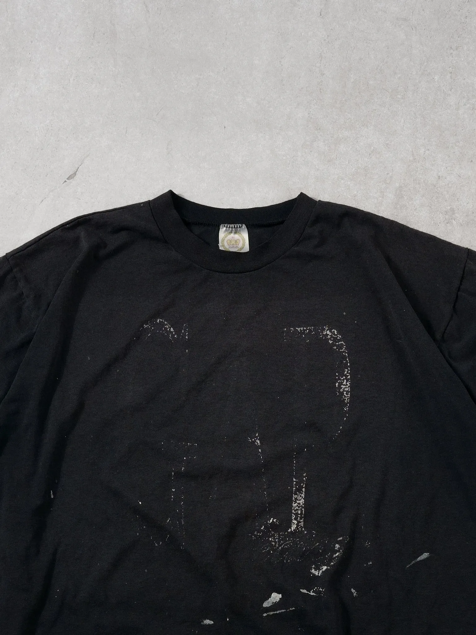 Vintage 80s Sunfaded Black Gap Bootleg Single Stitched Tee (L) sold by Rebalance Vintage product image thumbnail 2