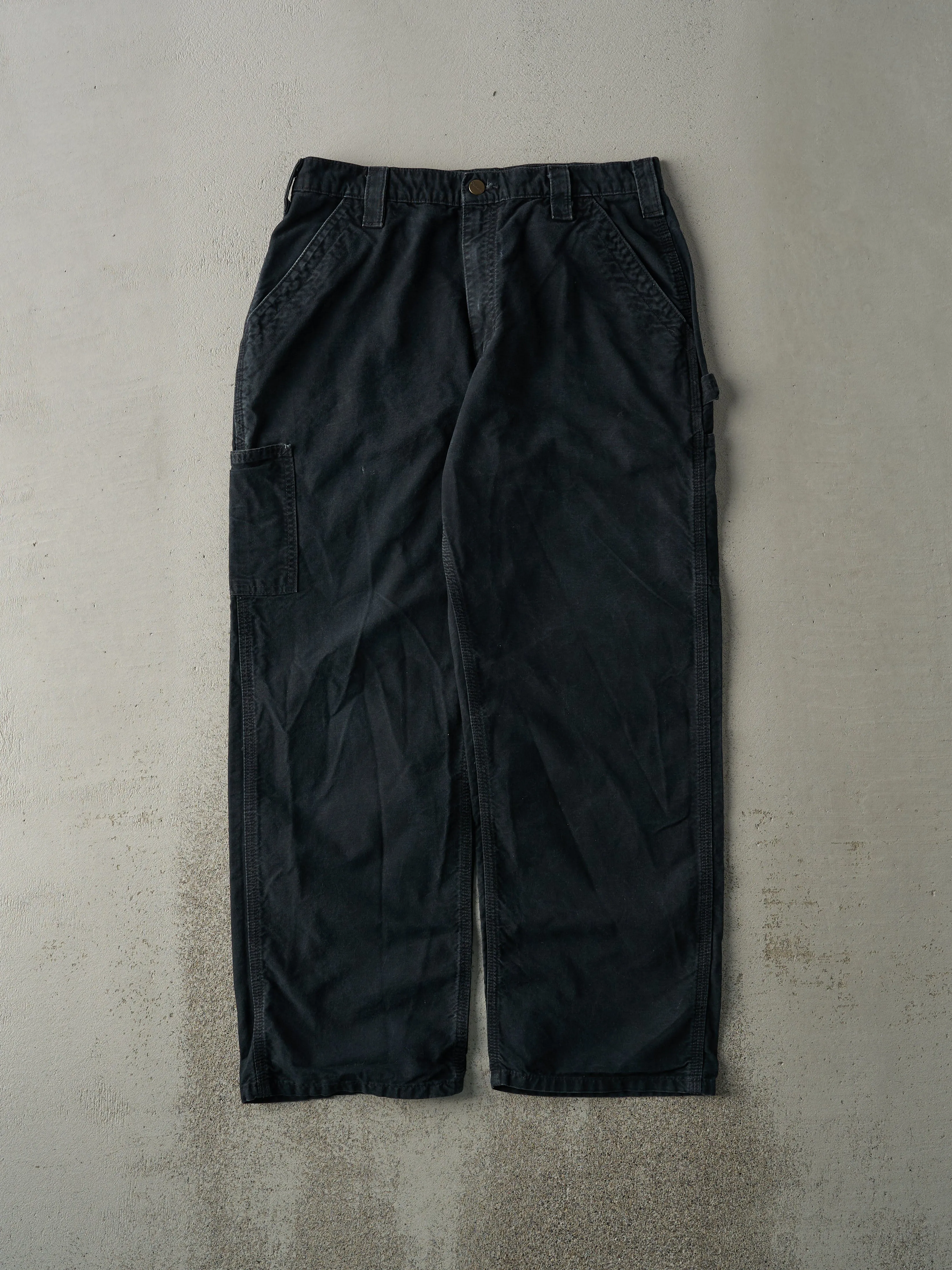 Vintage Y2K Black Dungaree Fit Carhartt Light Weight Carpenter (31.5x28.5) sold by Rebalance Vintage