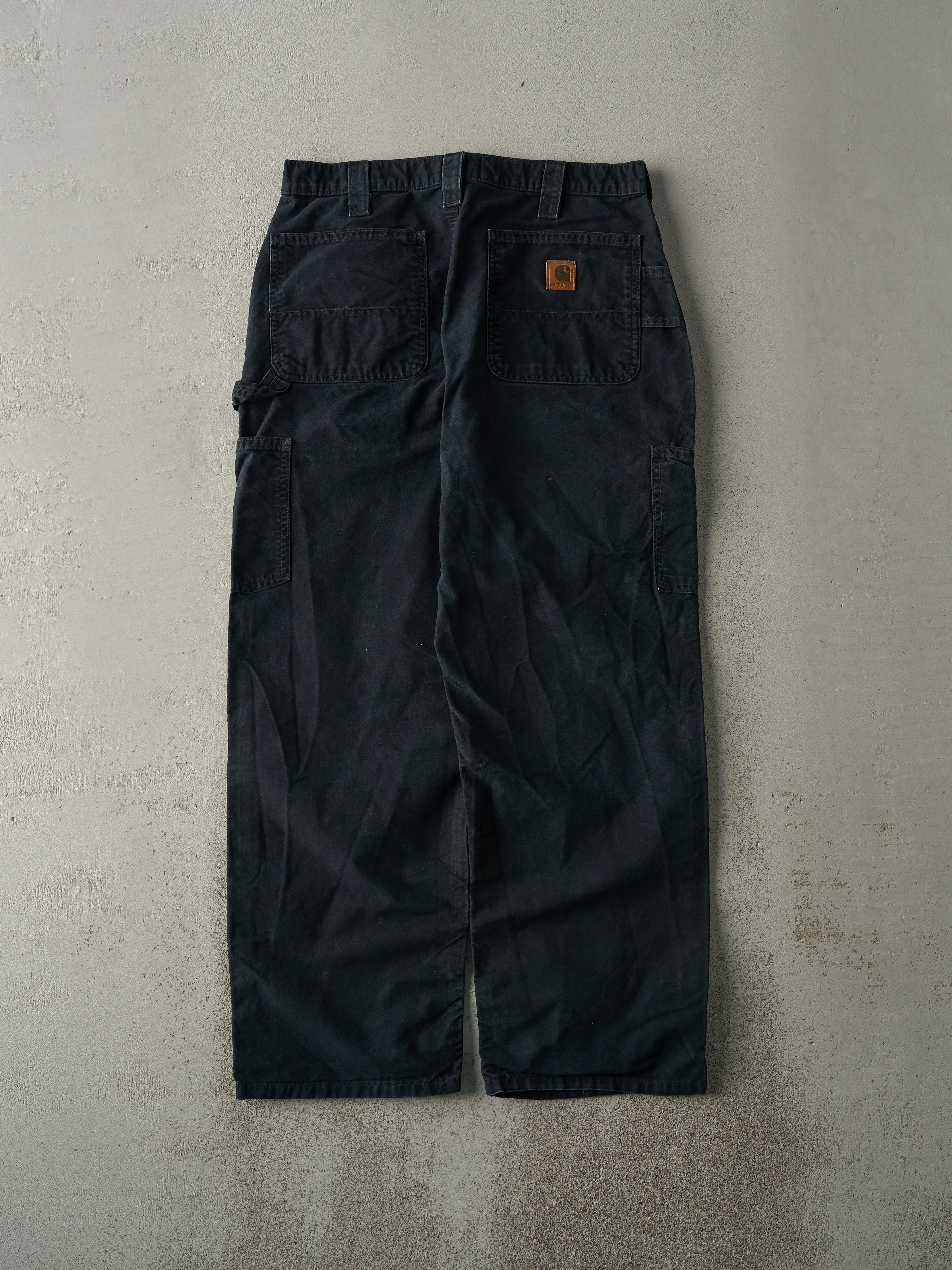 Vintage Y2K Black Dungaree Fit Carhartt Light Weight Carpenter (31.5x28.5) sold by Rebalance Vintage product image thumbnail 3