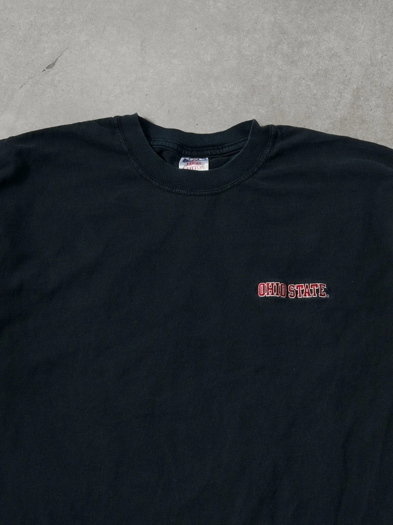 Vintage 90s Black Ohio State Buckeyes Tee (M) sold by Rebalance Vintage product image thumbnail 2