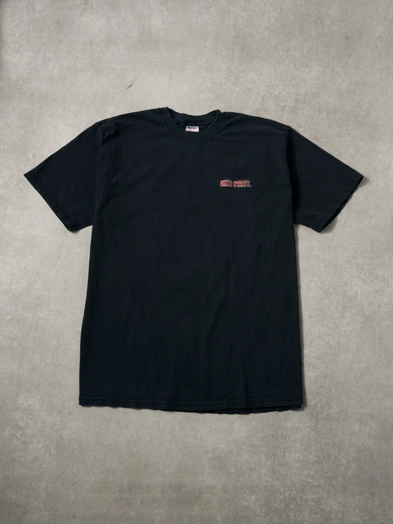 Vintage 90s Black Ohio State Buckeyes Tee (M) sold by Rebalance Vintage