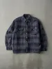 Vintage 90s Navy Blue Quilt Lined Dickies Flannel Jacket (L) sold by Rebalance Vintage