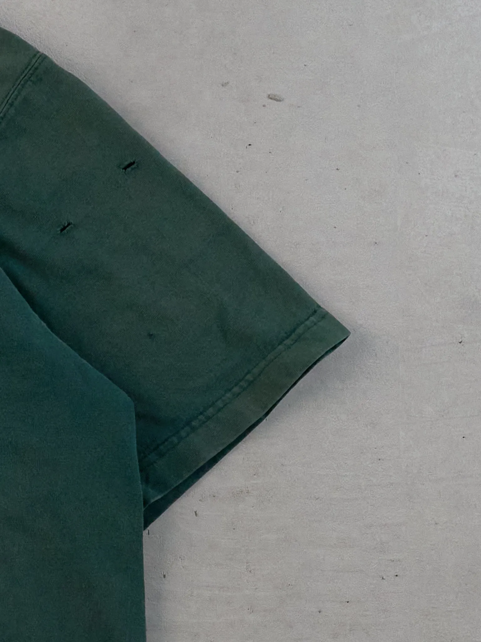 Vintage Y2k Washed Green Carhartt Blank Pocket Tee (L) sold by Rebalance Vintage product image thumbnail 3