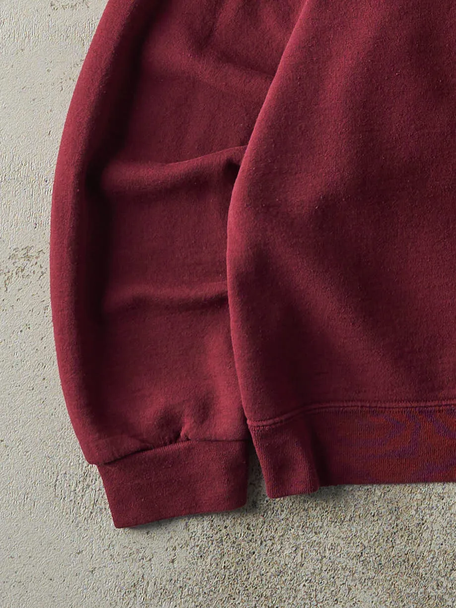 Vintage Y2K Burgundy Harvard University Crewneck (L) sold by Rebalance Vintage product image thumbnail 4