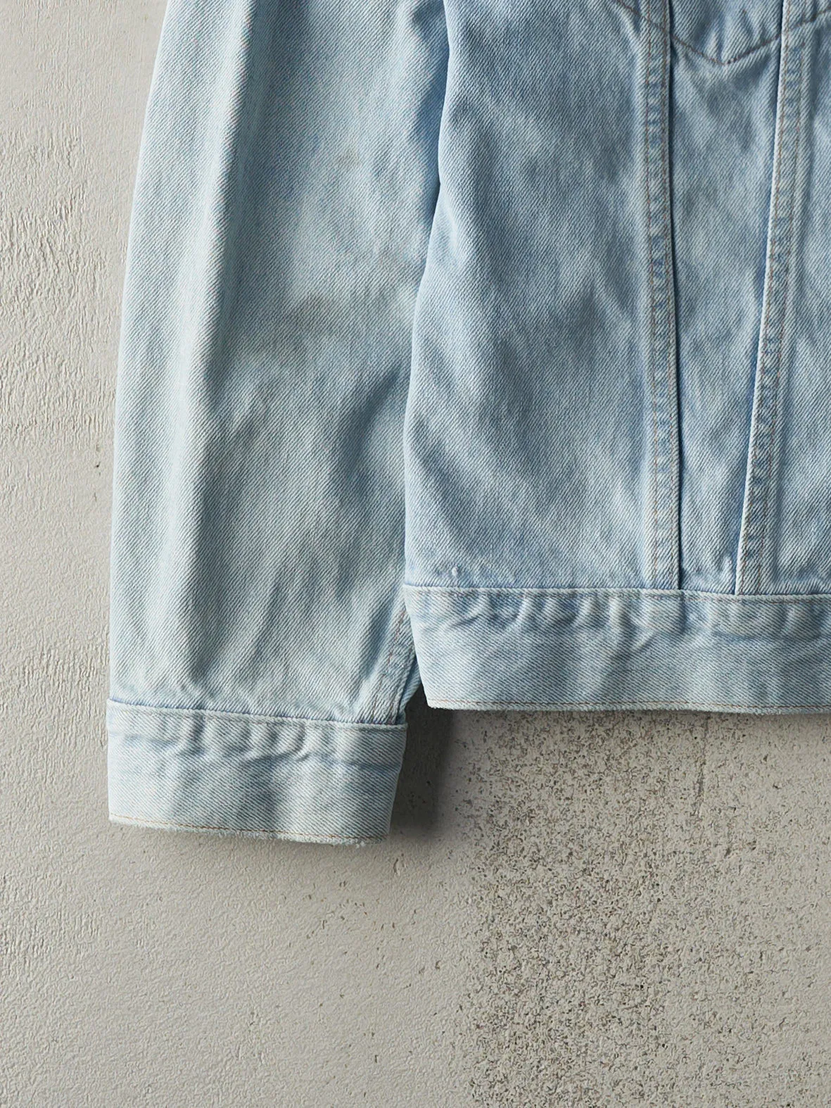 Vintage 90s Light Wash Type 3 Levi's Denim Jacket (S) sold by Rebalance Vintage product image thumbnail 3
