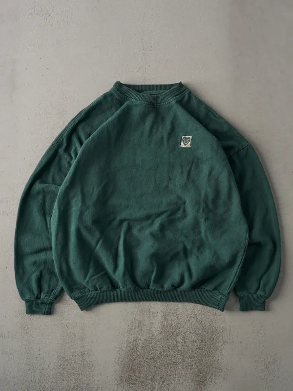 Vintage 90s Forest Green TLC Boxy Crewneck (XL) sold by Rebalance Vintage