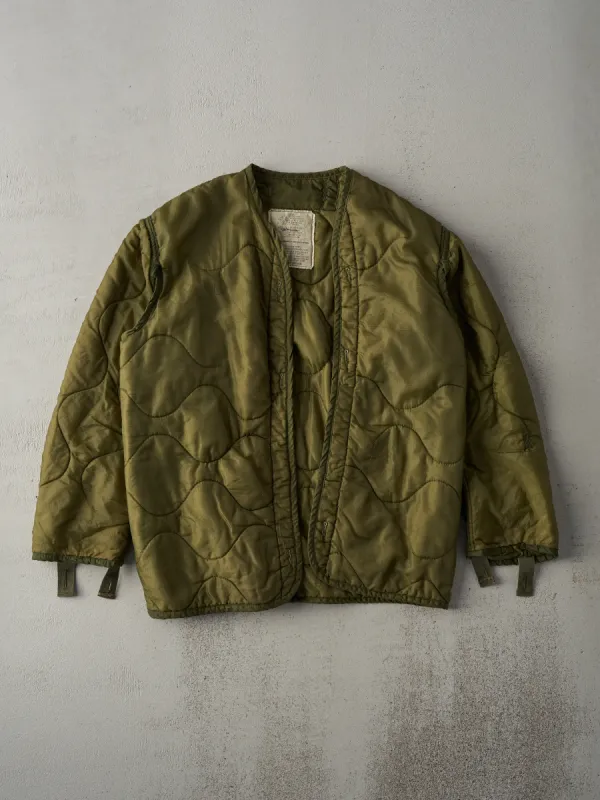 Vintage 90s Army Green Liner Jacket (S) made by Rebalance Vintage